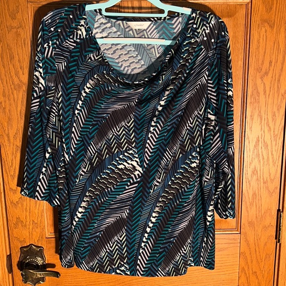 CJ Banks Tops - Cowl neckline
